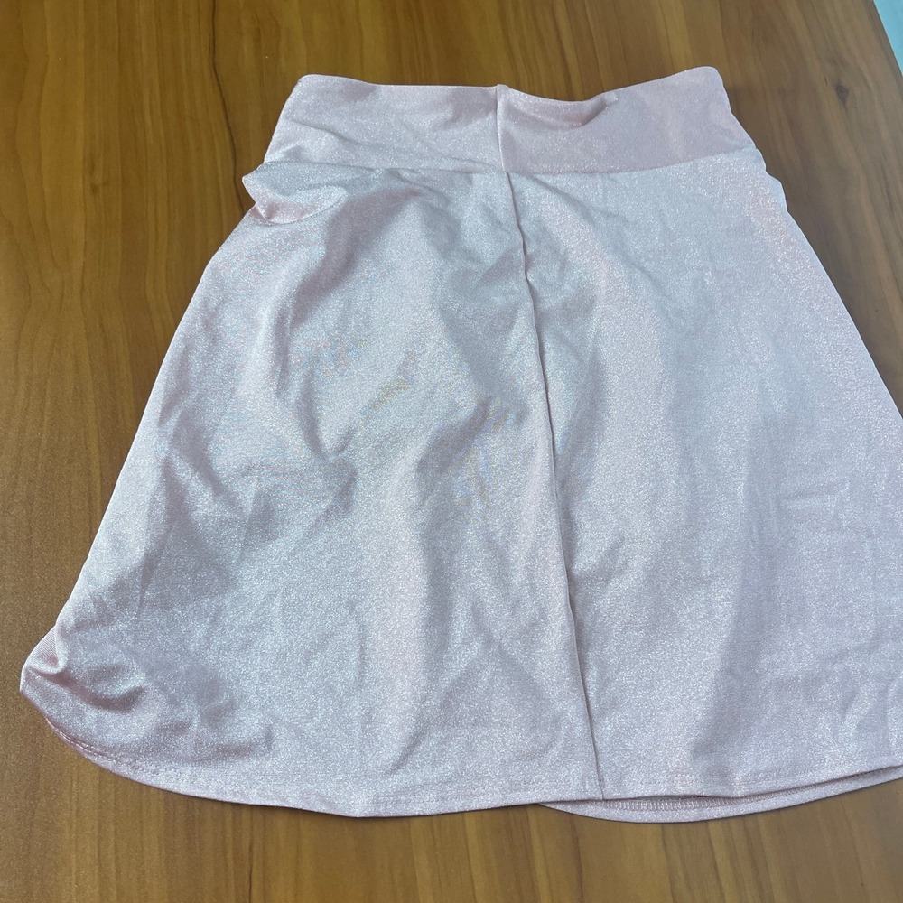 Shade & Shore Womens Pink Metallic‎ Twist Front Sarong Mini Skirt Size Small NWT - Picture 7 of 11